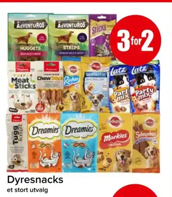Spar Dyresnacks tilbud