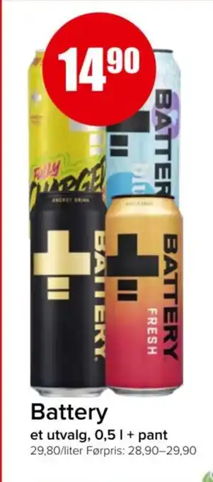 Spar BATTERY tilbud