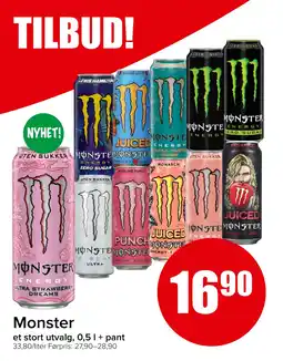 Spar MONSTER tilbud