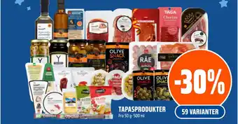 Coop Obs Tapasprodukter tilbud