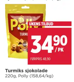 Meny Turmiks sjokolade tilbud