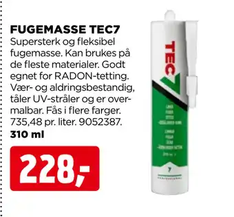 jem & fix FUGEMASSE TEC7 tilbud