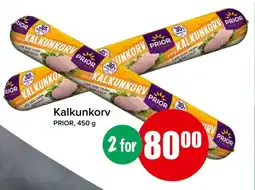 Spar PRIOR Kalkunkorv tilbud