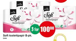 Spar Soft toalettpapir 8-pk. tilbud