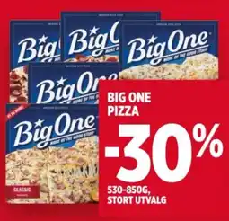 Meny BIG ONE Pizza tilbud