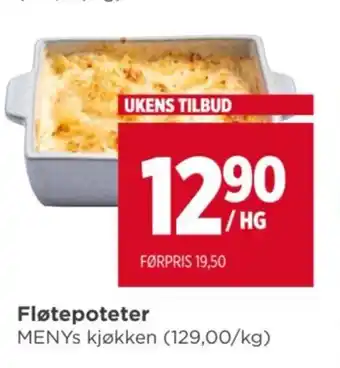 Meny Fløtepoteter tilbud