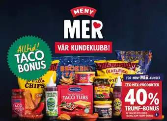 Meny Trumf-bonus tilbud