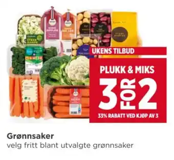 Meny Grønnsaker tilbud