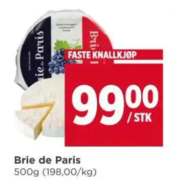 Meny Brie de paris tilbud