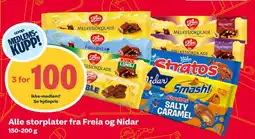 Coop Extra Alle storplater fra freia og nidar tilbud