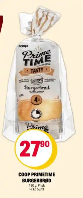 Coop Extra COOP Primetime burgerbrød tilbud