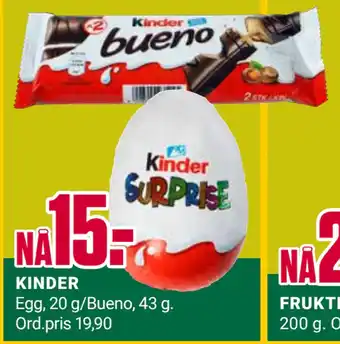 Europris KINDER tilbud