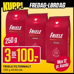 Europris FRIELE FILTERMALT tilbud