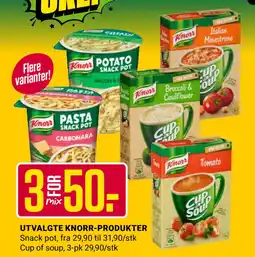 Europris UTVALGTE KNORR-PRODUKTER tilbud