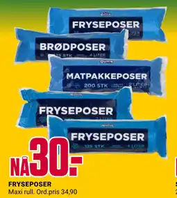 Europris FRYSEPOSER tilbud