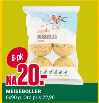 Europris MEISEBOLLER tilbud