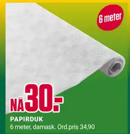Europris PAPIRDUK tilbud