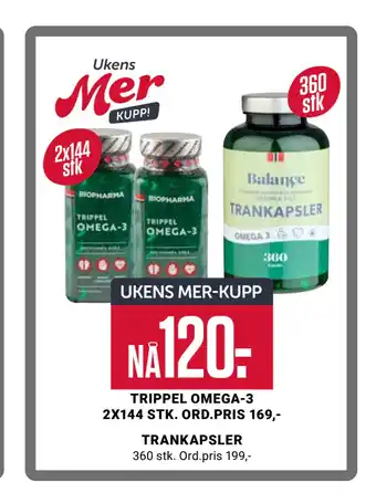 Europris TRANKAPSLER tilbud