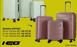 Europris GRANKA KOFFERT tilbud