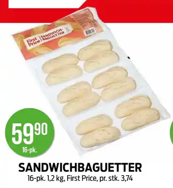 Kiwi SANDWICHBAGUETTER tilbud