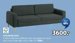 JYSK SVALBARD SOFA tilbud