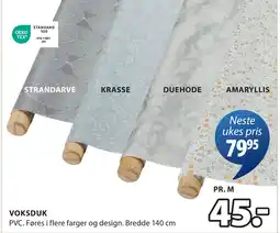 JYSK VOKSDUK tilbud