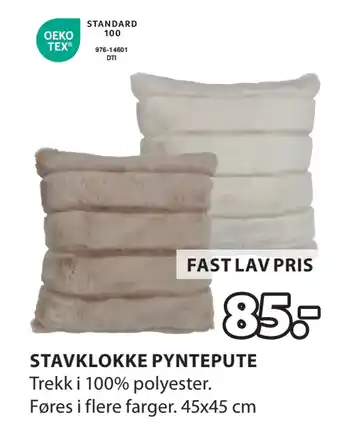 JYSK STAVKLOKKE PYNTEPUTE tilbud