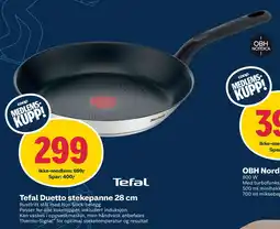 Coop Obs Tefal Duetto stekepanne 28 cm tilbud