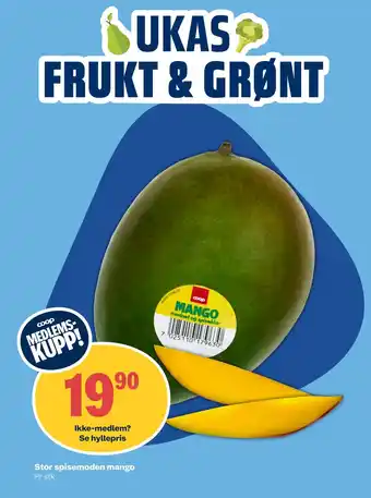 Coop Obs Stor spisemoden mango tilbud