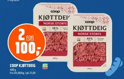 Coop Obs COOP KJØTTDEIG tilbud