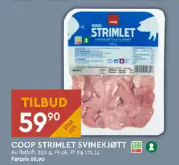 Coop Mega COOP STRIMLET SVINEKJØTT tilbud