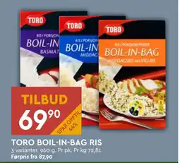 Coop Mega TORO BOIL-IN-BAG RIS tilbud