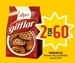 Coop Prix PÅGEN GIFFLAR tilbud