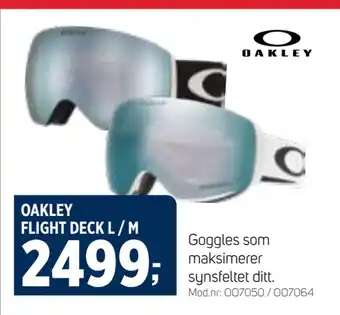 Sport 1 OAKLEY FLIGHT DECK L / M tilbud