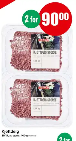 Spar Kjøttdeig tilbud