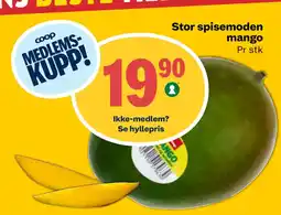 Coop Prix Stor spisemoden mango tilbud