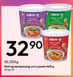 Gigaboks Red /green/panang curry paste 400 g tilbud