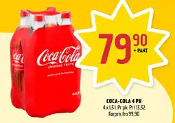 Coop Prix COCA-COLA 4 PK tilbud