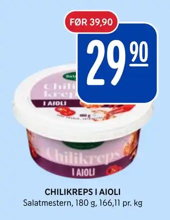 Rema 1000 CHILIKREPS I AIOLI tilbud