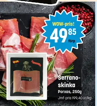 Eurocash Serranoskinka tilbud
