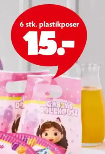 BR Leker 6 stk. plastikposer tilbud