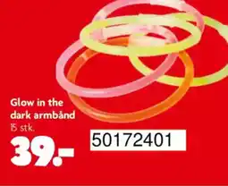 BR Leker Glow in the dark armbånd tilbud