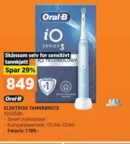 POWER ELEKTRISK TANNBØRSTE tilbud