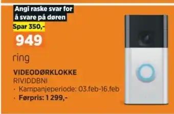 POWER Ring videodørklokke rividdbni tilbud