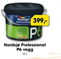 Mal Proff Nordsjø Professional P6 vegg tilbud