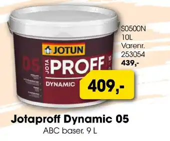 Mal Proff Jotaproff Dynamic 05 tilbud