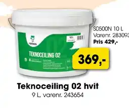 Mal Proff Teknoceiling 02 hvit tilbud