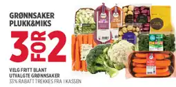 Jacobs Grønnsaker plukk&miks tilbud