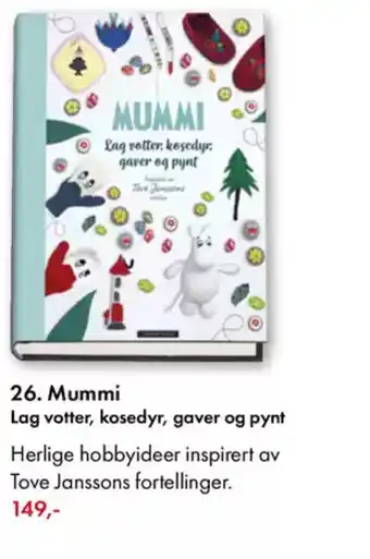 Norli 26. Mummi Lag votter, kosedyr, gaver og pynt tilbud