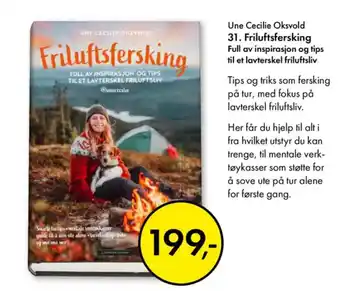 Norli Une Cecilie Oksvold 31. Friluftsfersking Full av inspirasjon og tips til et lavterskel friluftsliv tilbud